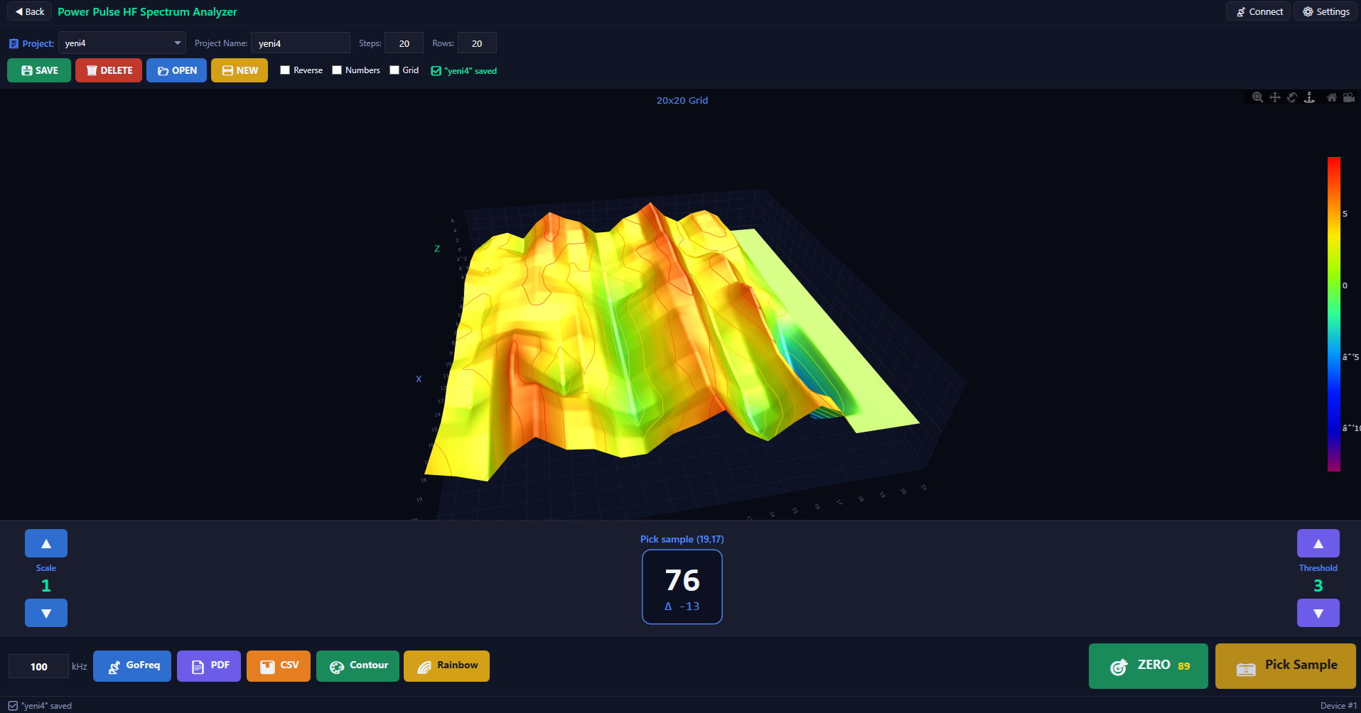 DeepScan 200 - 3D Yeraltı Tarama Rainbow Görünüm